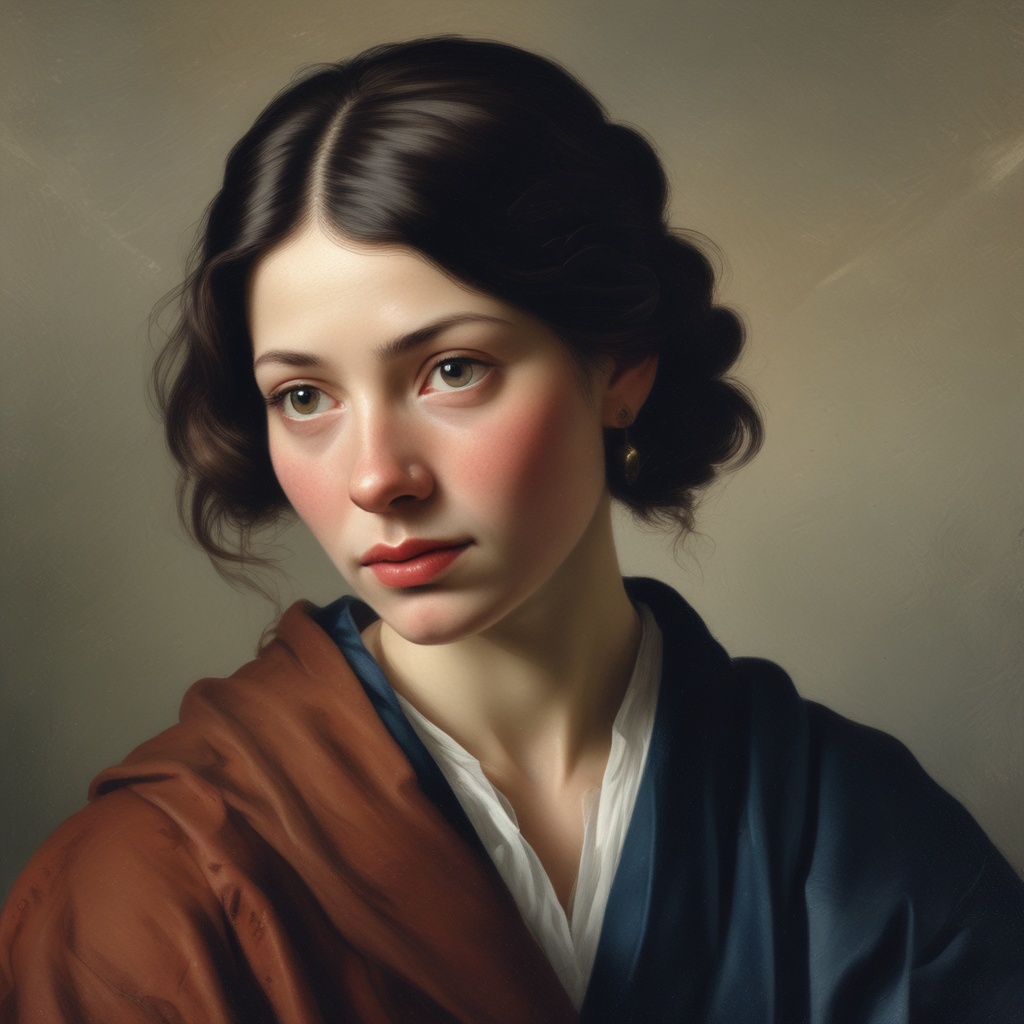 A portrait of a woman